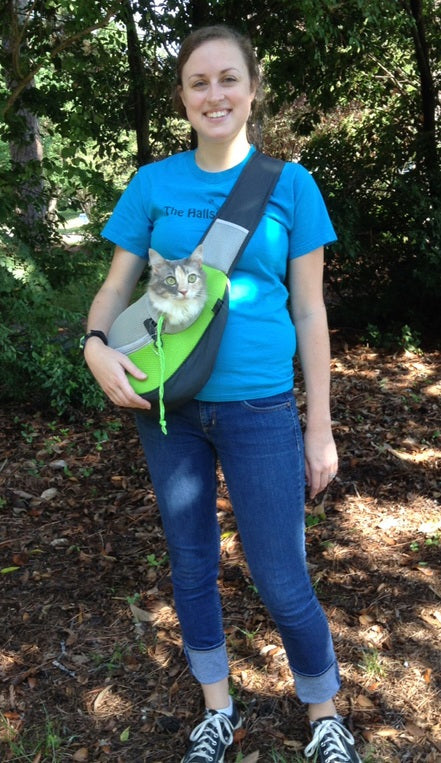 Mochila transportadora para perros y gatos.- Pet Carrier Backpack for Dogs and Cat.