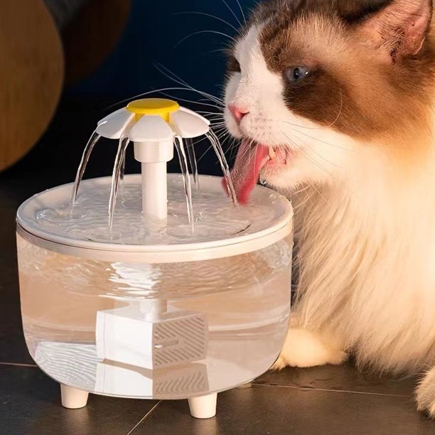 Dispensador electrónico USB de 1 litro para gatos  . - - "USB-Powered 1L Automatic Cat Feeder". 
.