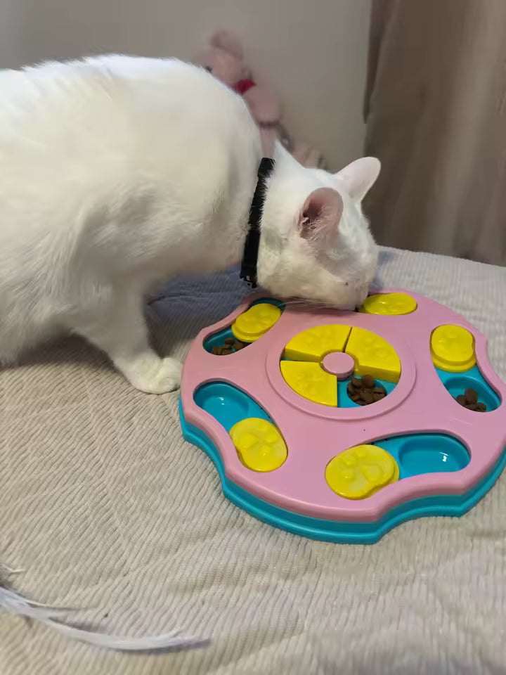 Alimentador ROMPECABEZAS para mascotas. - Mental Stimulation Feeder for Dogs/Cats.